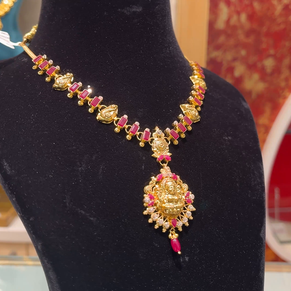 Anu Jewellers 14.024gms NECKLACE 22K Yellow Gold