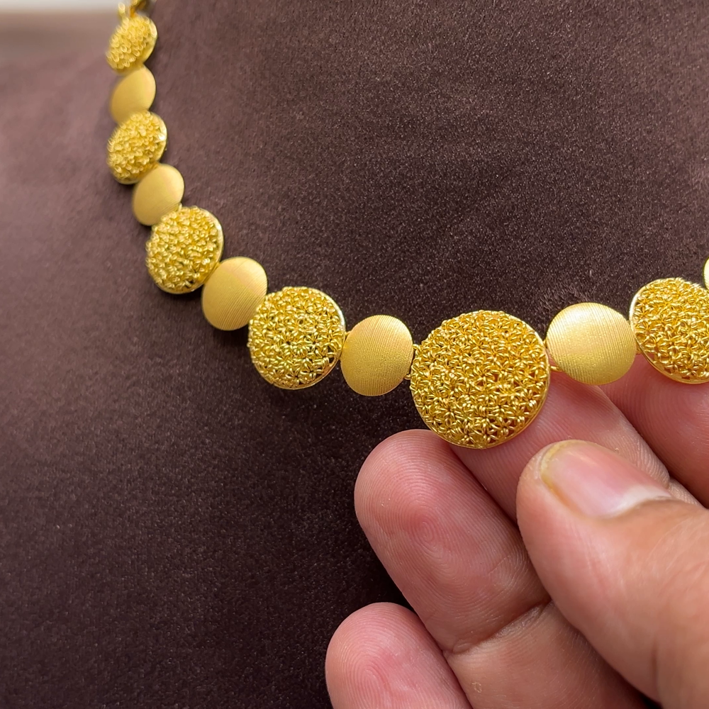 SwarnaKanchi 20.672gms NECKLACE 22K Yellow Gold