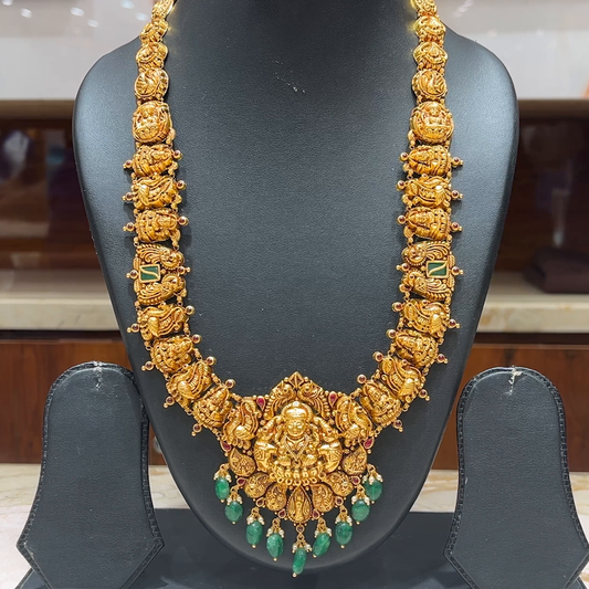 MUKUNDA JEWELLERS 53.694gms HARAMS 22K Antique