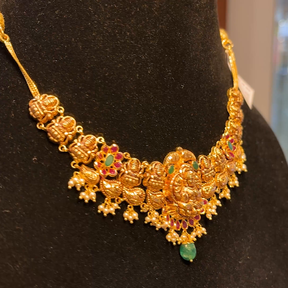 SRI RAM 13.95gms NECKLACE 22K Yellow Gold