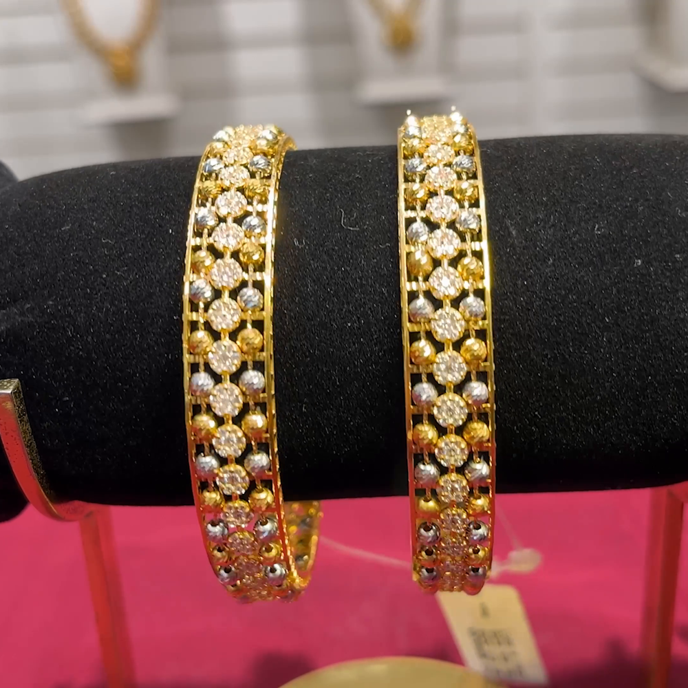 SOUTH INDIA 45.428gms BANGLES 22K Yellow Gold