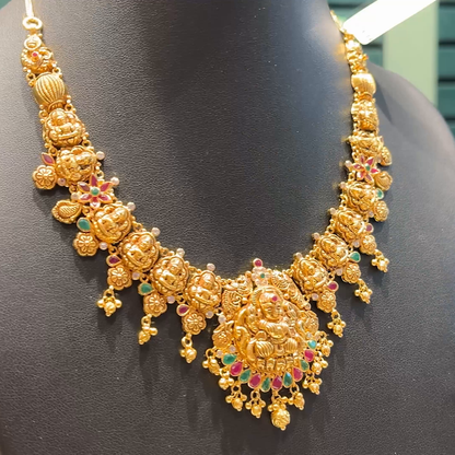 Chennai Shopping Mall 21.996gms NECKLACE 22K Antique