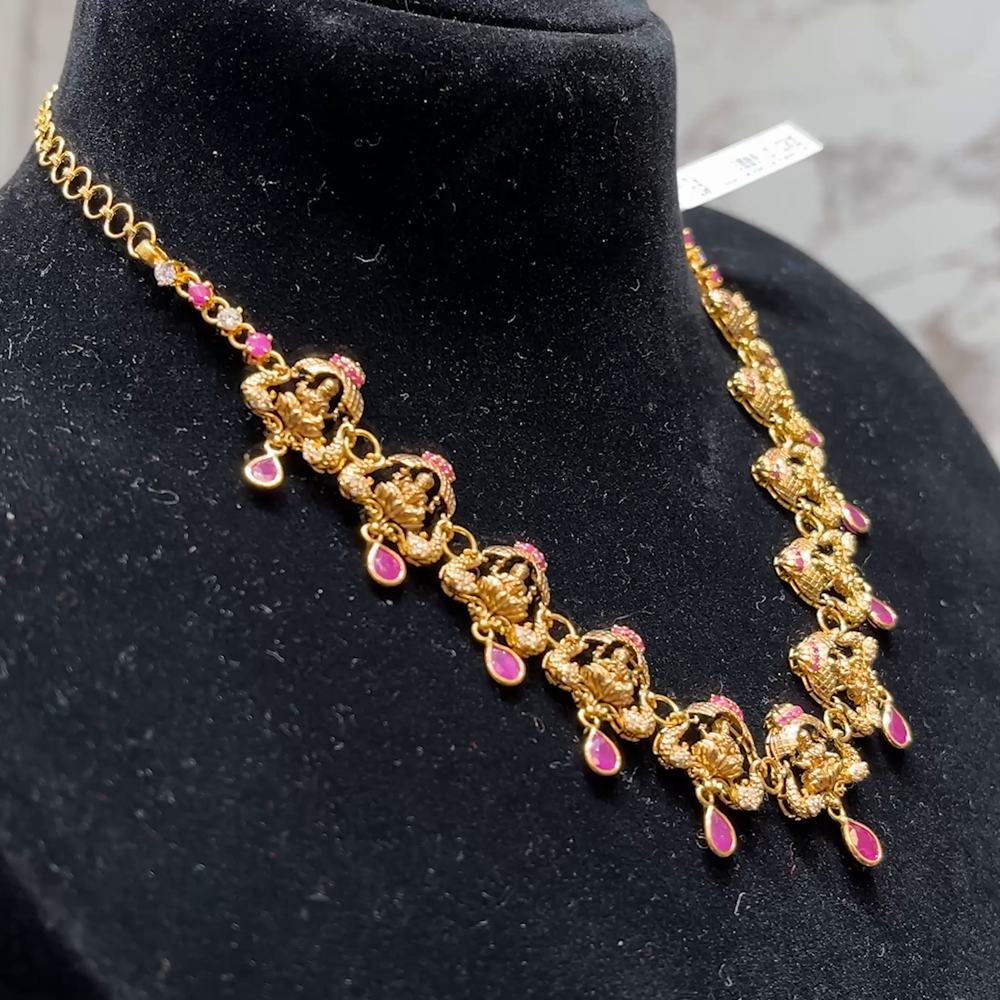 MUKUNDA JEWELLERS 21.408gms NECKLACE 22K Yellow Gold