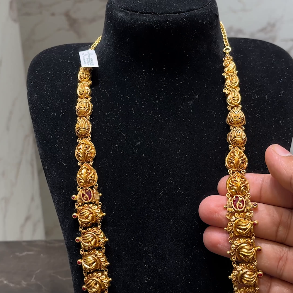 MUKUNDA JEWELLERS 37.842gms HARAMS 22K Yellow Gold