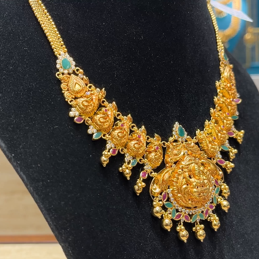 Chennai Shopping Mall 29.404gms NECKLACE 22K Yellow Gold