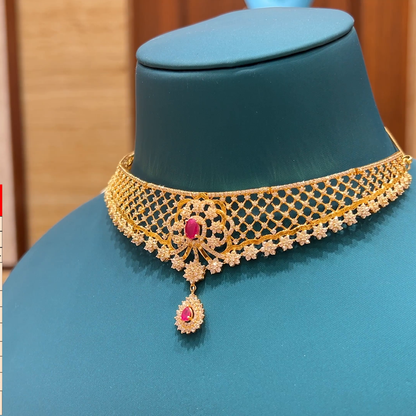 Chennai Shopping Mall 26.966gms CHOKER 22K Yellow Gold