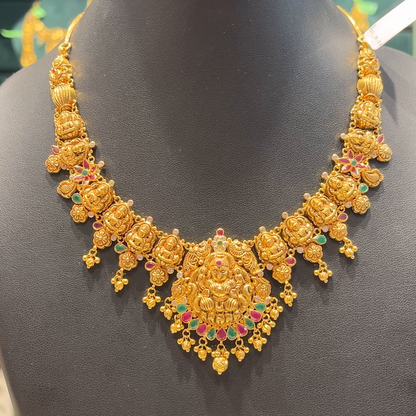 Chennai Shopping Mall 21.996gms NECKLACE 22K Antique