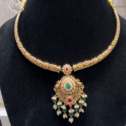 SOUTH INDIA 27.611gms NECKLACE 22K Yellow Gold