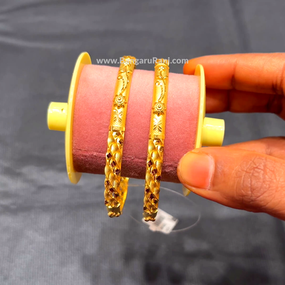 Anu Jewellers 20.113gms BANGLES 22K Yellow Gold