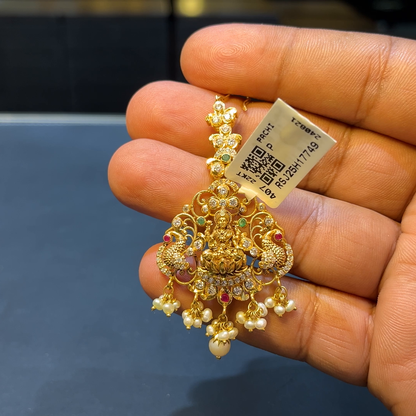 SOUTH INDIA 9.634gms Papitabilla 22K Yellow Gold