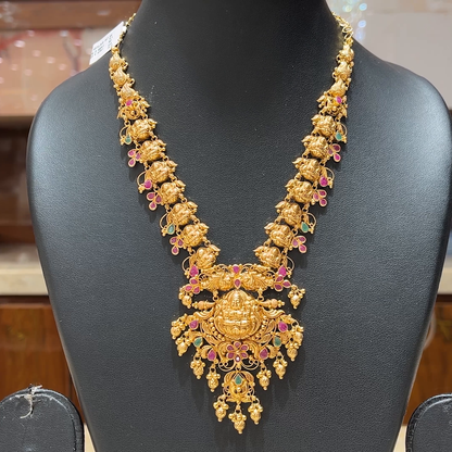 MUKUNDA JEWELLERS 33.744gms NECKLACE 22K Nakshi