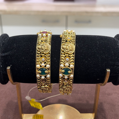 SwarnaKanchi 35.459gms BANGLES 22K Yellow Gold