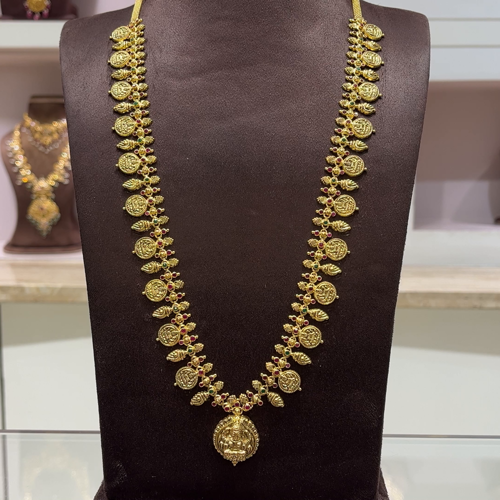 SwarnaKanchi 37.342gms HARAMS 22K Yellow Gold