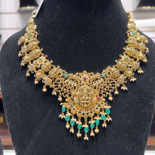 SOUTH INDIA 32.048gms NECKLACE 22K Yellow Gold