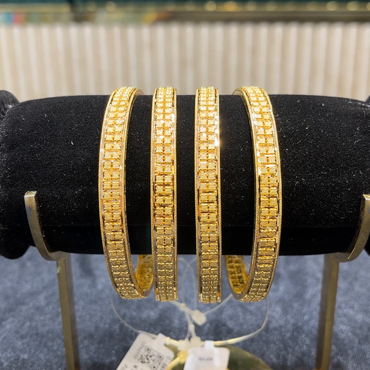 Kriya Jewellers 24.445gms BANGLES 22K Yellow Gold