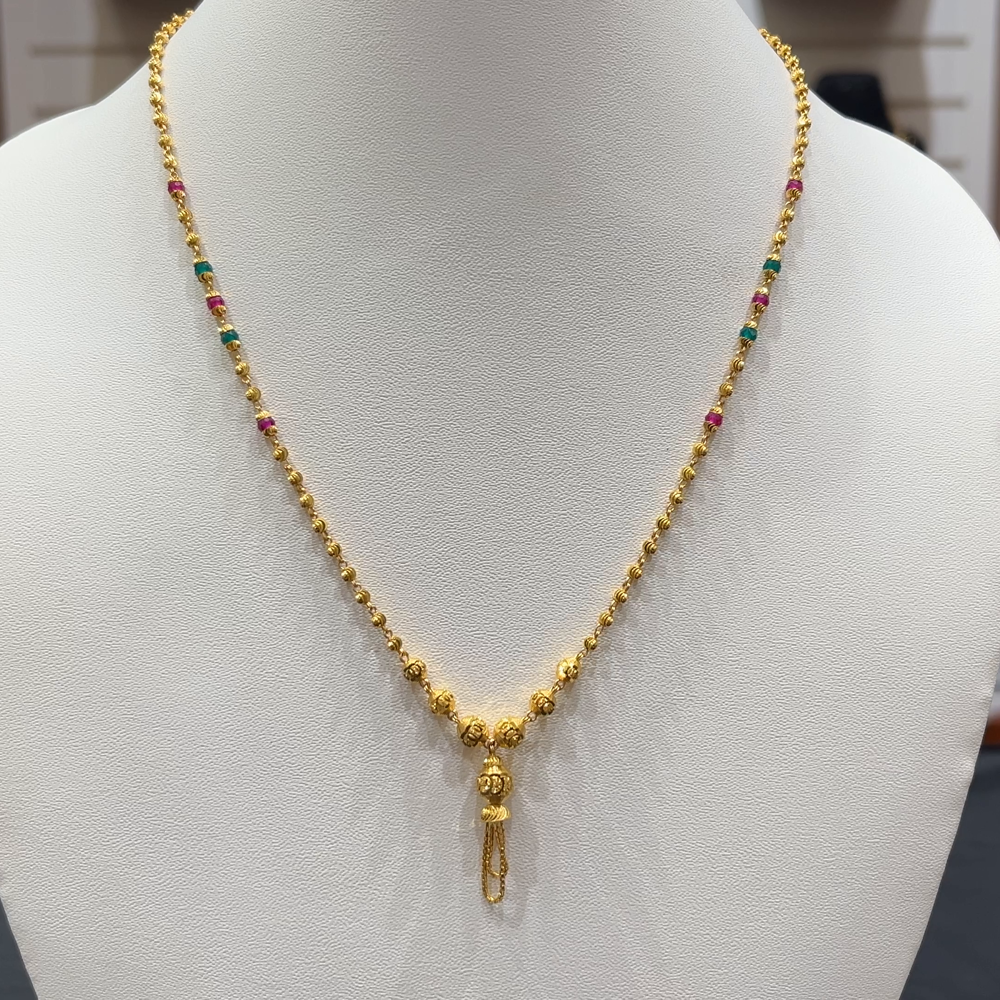 RS BROTHERS 9.661gms CHAINS 22K Yellow Gold