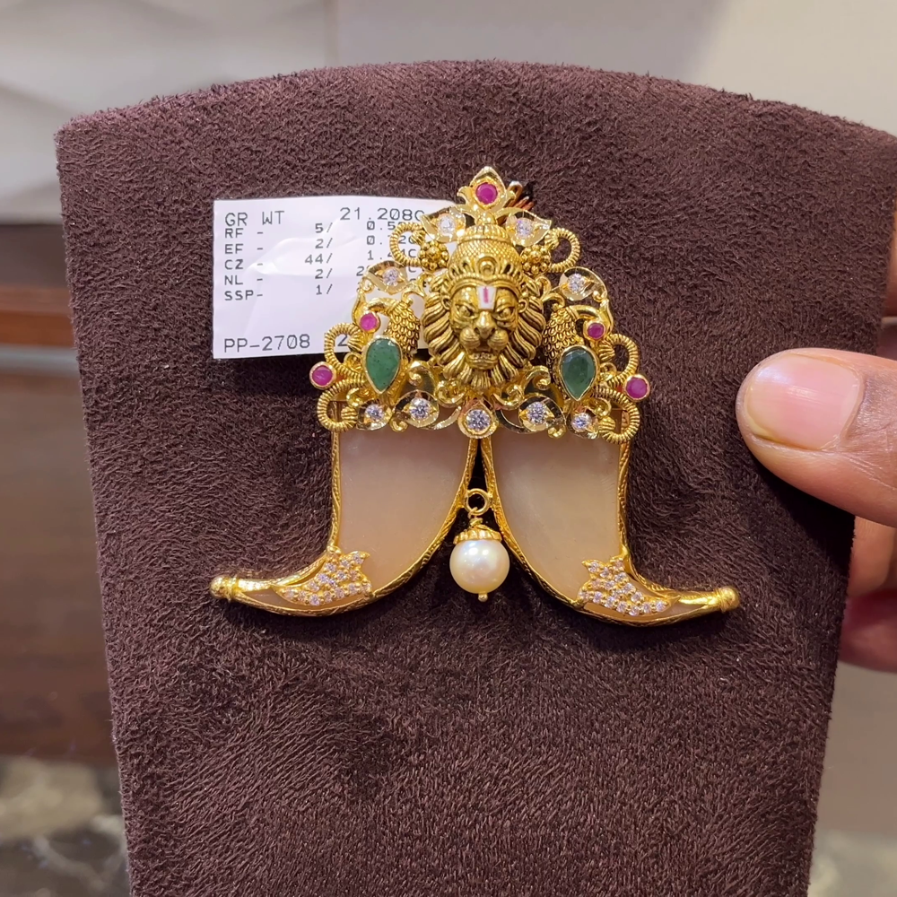 SRI RAM 16.106gms Pendent 22K Nakshi