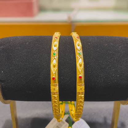 Anu Jewellers 12.544gms BANGLES 22K Yellow Gold