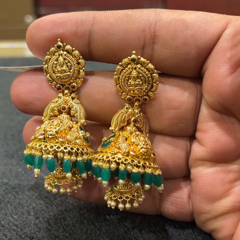 CHANDANA Brothers 17.51gms EARRINGS 22K Yellow Gold