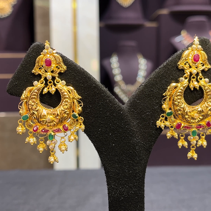 CMR 13.263gms EARRINGS 22K Yellow Gold