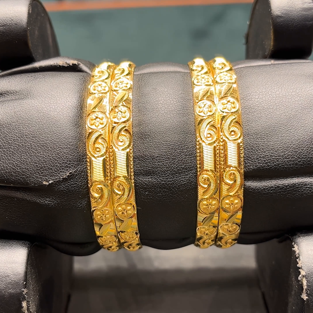 CMR 48.722gms BANGLES 22K Yellow Gold