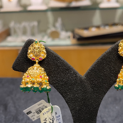 Anu Jewellers 15.463gms EARRINGS 22K Yellow Gold