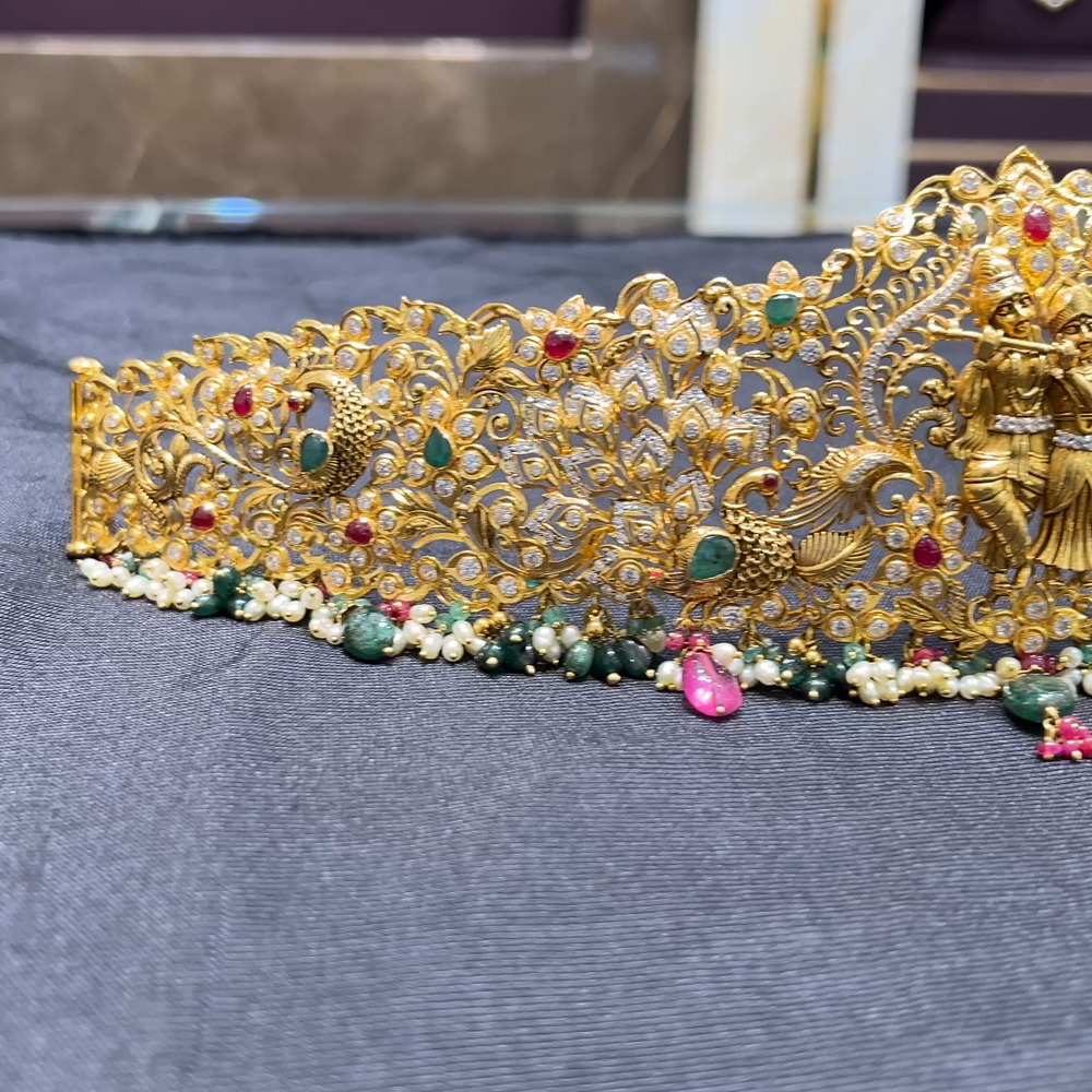 CMR 120.374gms VADDANAM 22K Nakshi