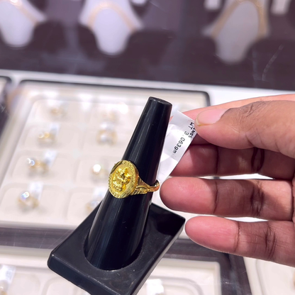 CMR 3.063gms Ring 22K Yellow Gold