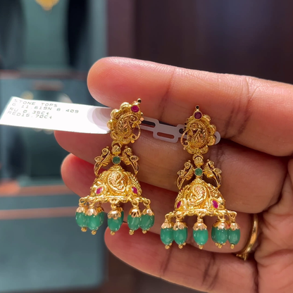 CMR 8.409gms EARRINGS 22K Yellow Gold