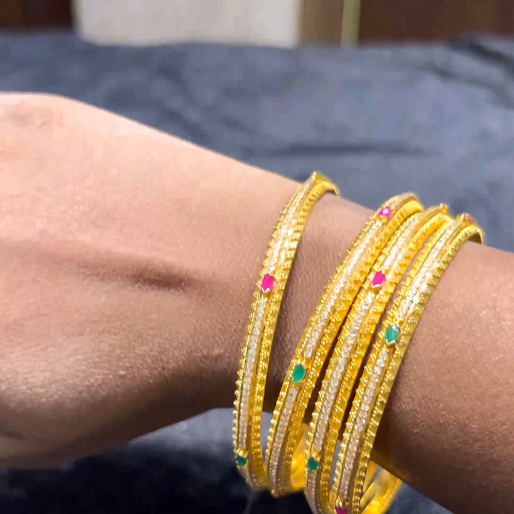 CMR 50.3gms BANGLES 22K Yellow Gold