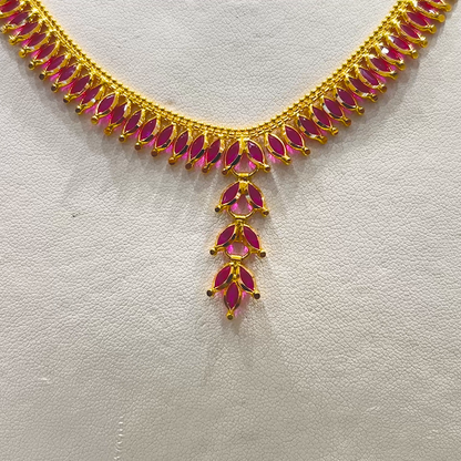 SOUTH INDIA 13.576gms NECKLACE 22K Yellow Gold