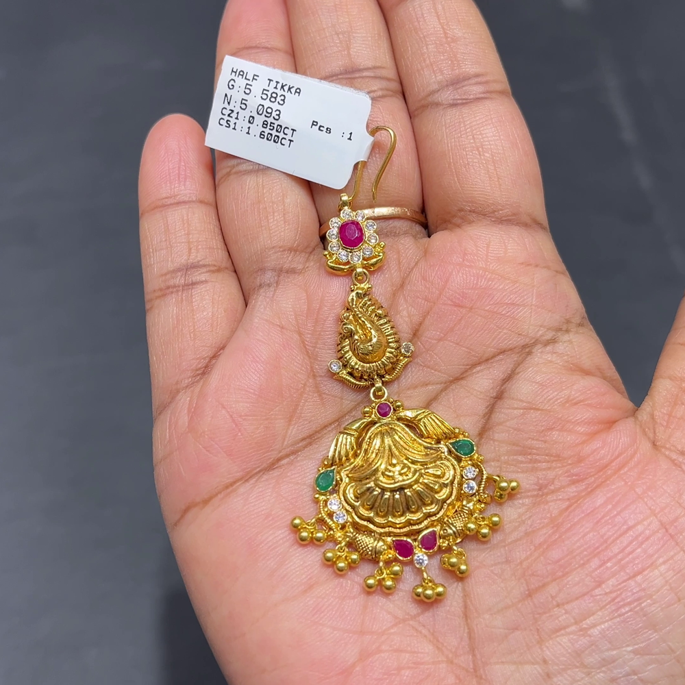 RS BROTHERS 5.093gms Papitabilla 22K Yellow Gold