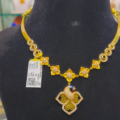 Anu Jewellers 16.223gms NECKLACE 22K Yellow Gold