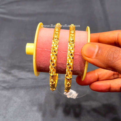 Anu Jewellers 20.113gms BANGLES 22K Yellow Gold