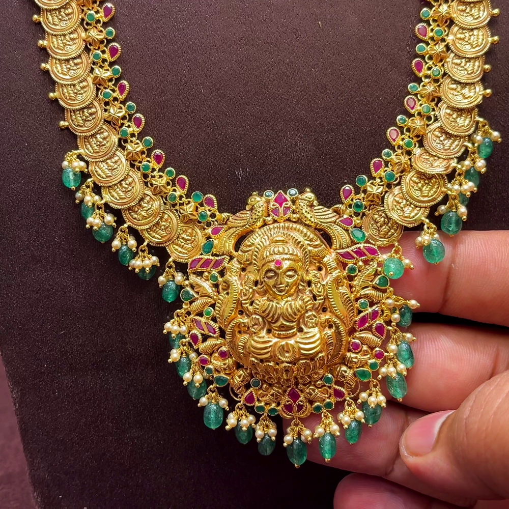 SwarnaKanchi 50.256gms HARAMS 22K Yellow Gold