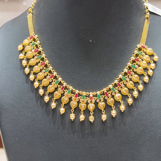 MUKUNDA JEWELLERS 24.13gms NECKLACE 22K Yellow Gold