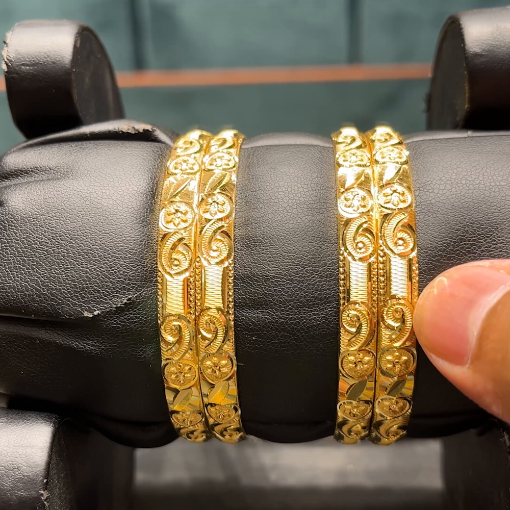 CMR 48.722gms BANGLES 22K Yellow Gold