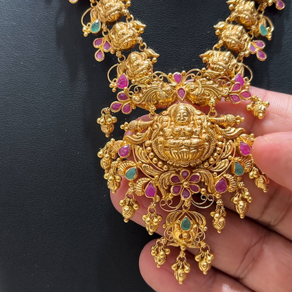 MUKUNDA JEWELLERS 33.744gms NECKLACE 22K Nakshi