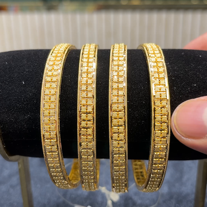 Kriya Jewellers 24.445gms BANGLES 22K Yellow Gold