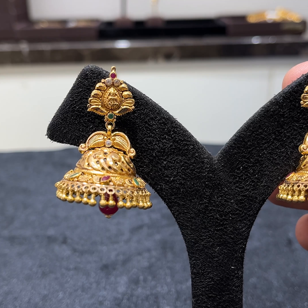 MUKUNDA JEWELLERS 17.28gms EARRINGS 22K Yellow Gold