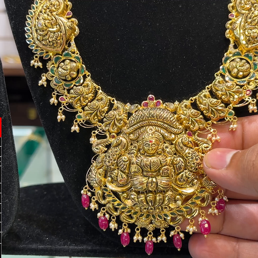 SOUTH INDIA 56.655gms HARAMS 22K Yellow Gold