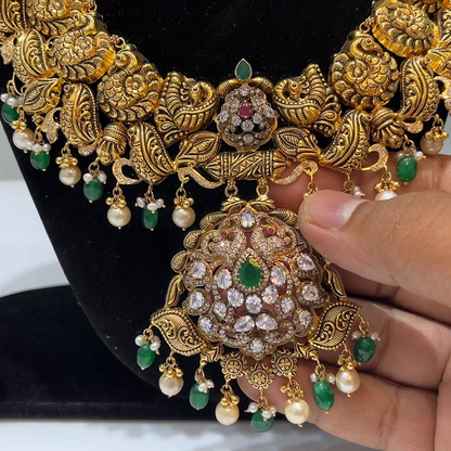 MUKUNDA JEWELLERS 86.865gms HARAMS 22K Yellow Gold