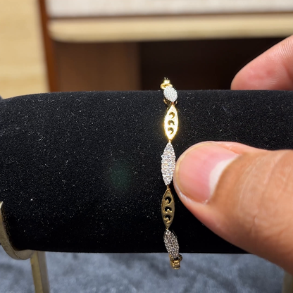 Chennai Shopping Mall 5.193gms Bracelets 22K Yellow Gold