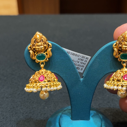 Chennai Shopping Mall 12.202gms EARRINGS 22K Yellow Gold