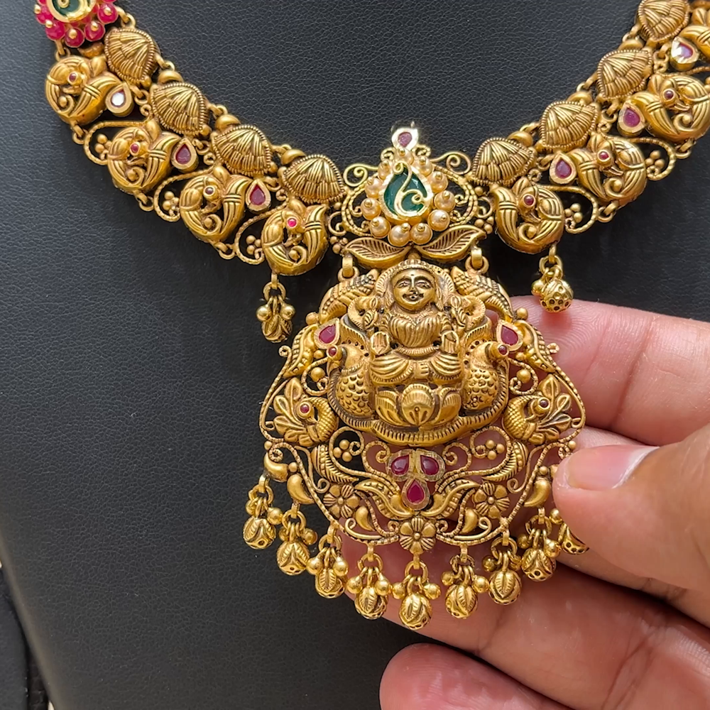 Chennai Shopping Mall 46.43gms NECKLACE 22K Yellow Gold