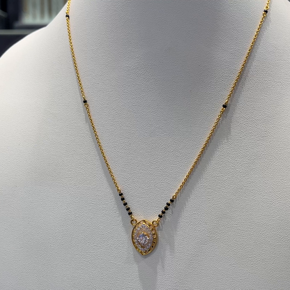 Anu Jewellers 5.24gms SHORT BLACK BEADS 22K Yellow Gold