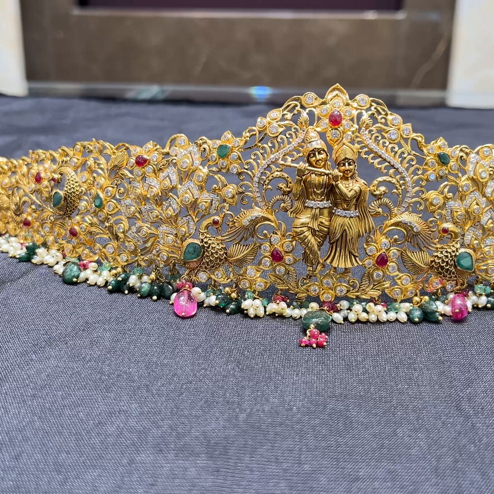 CMR 120.374gms VADDANAM 22K Nakshi