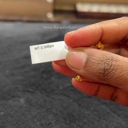 [make to order] 2.336gms EARRINGS 22K