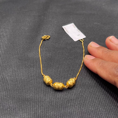Anu Jewellers 3.5gms Bracelets 22K Yellow Gold