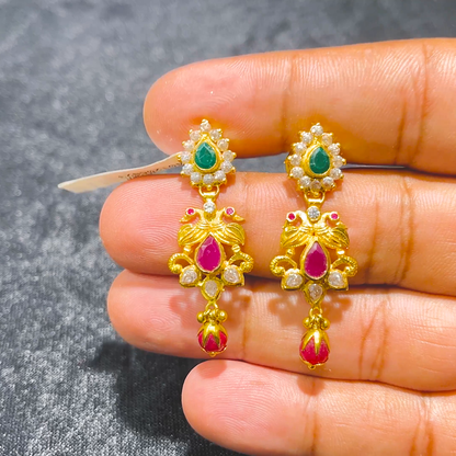 CMR 7.69gms EARRINGS 22K Yellow Gold